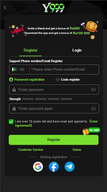 Y999 login